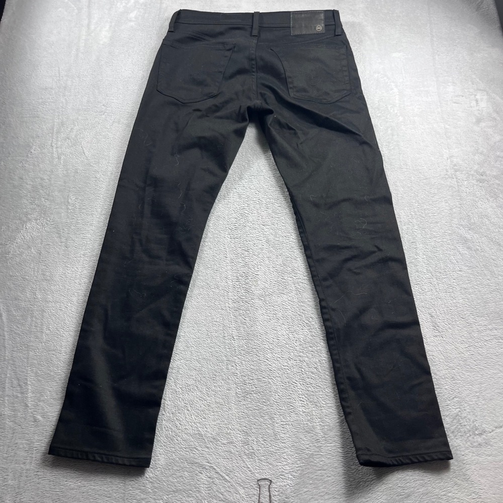 AG Adriano Goldschmied Tellis Modern Slim Black Jeans 30x30 1783DBBFPATM - Picture 10 of 12